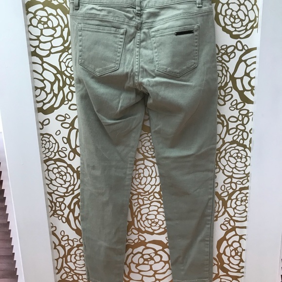 ✨ Michael Kors Light Green Skinny Stretch Jeans - Picture 6 of 8